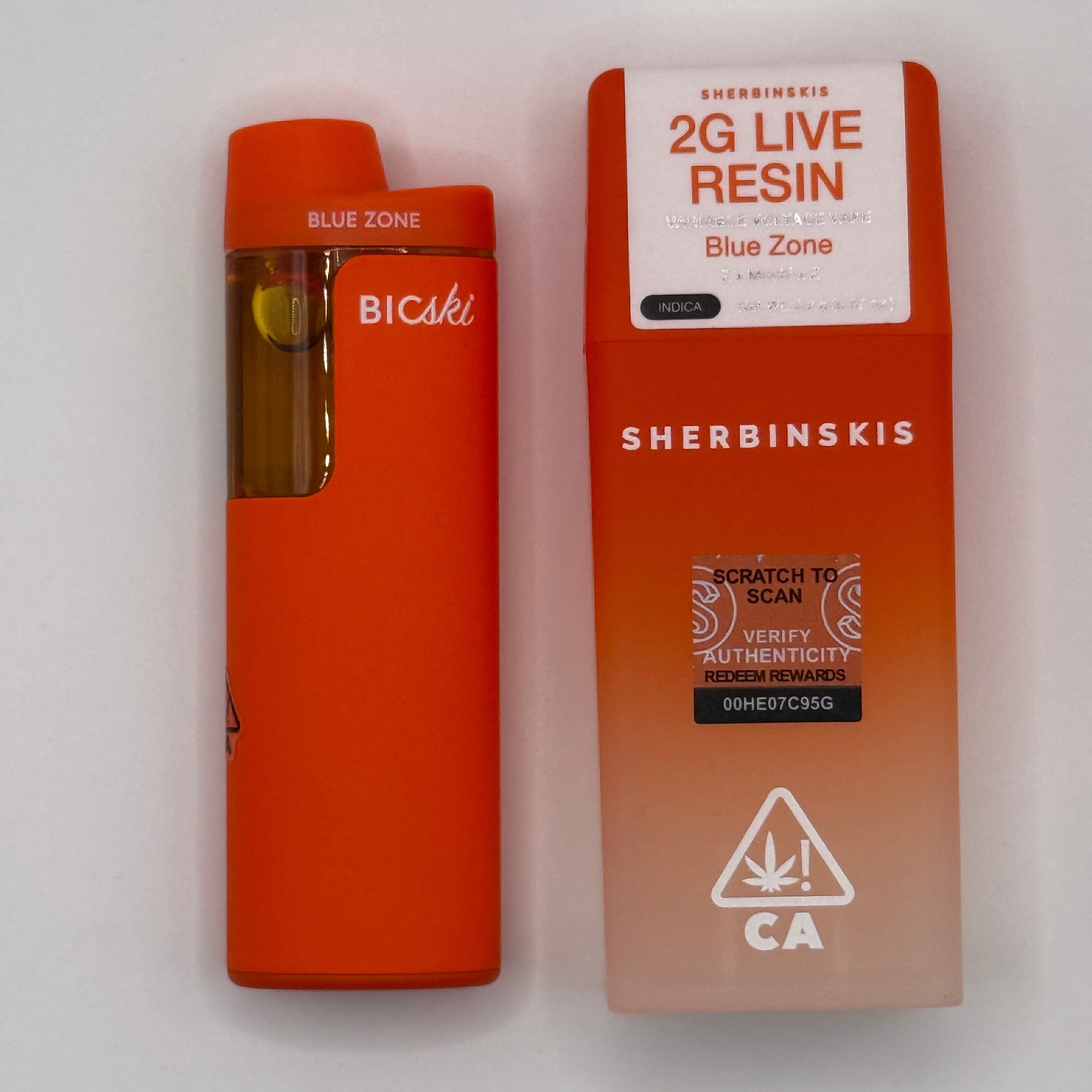 Sherbinskis BICski | Live Resin vape | 2000 mg