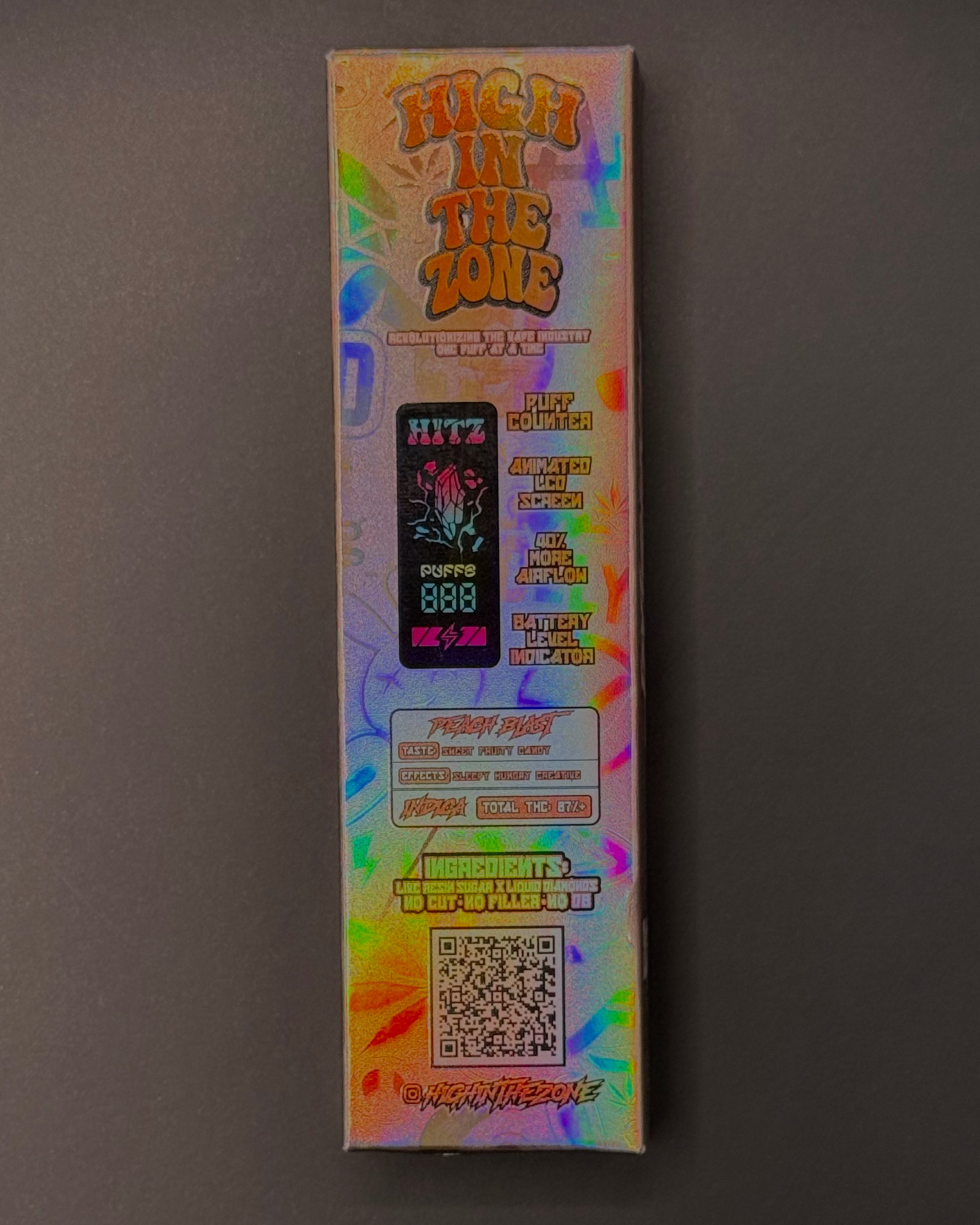 HITZ disposable | Liquid Diamonds + Live Resin | 2000 mg