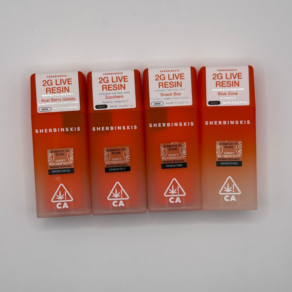 Sherbinskis BICski | Live Resin vape | 2000 mg