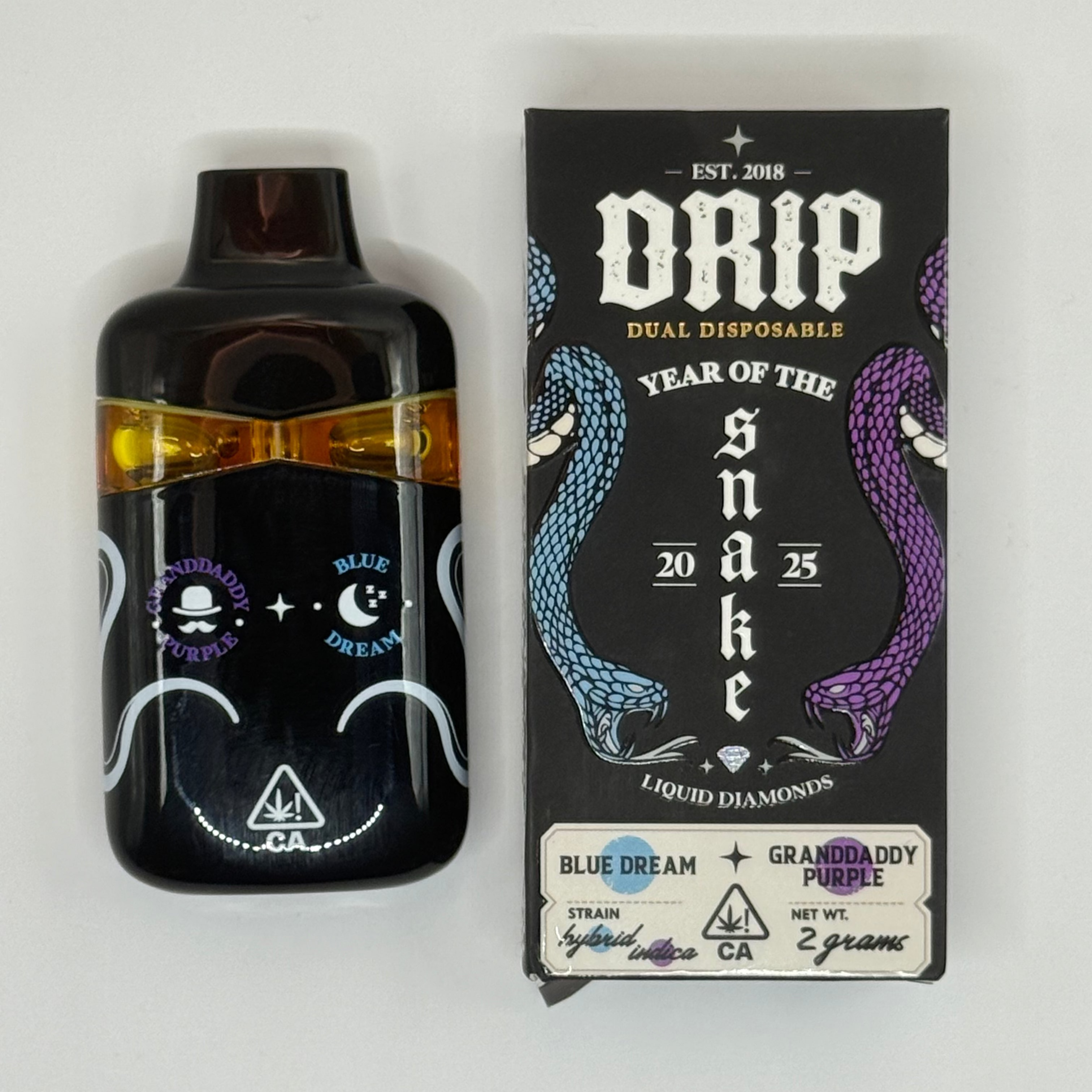 Drip vape "Year of the Snake" | THCV + Liquid diamonds | 2000mg