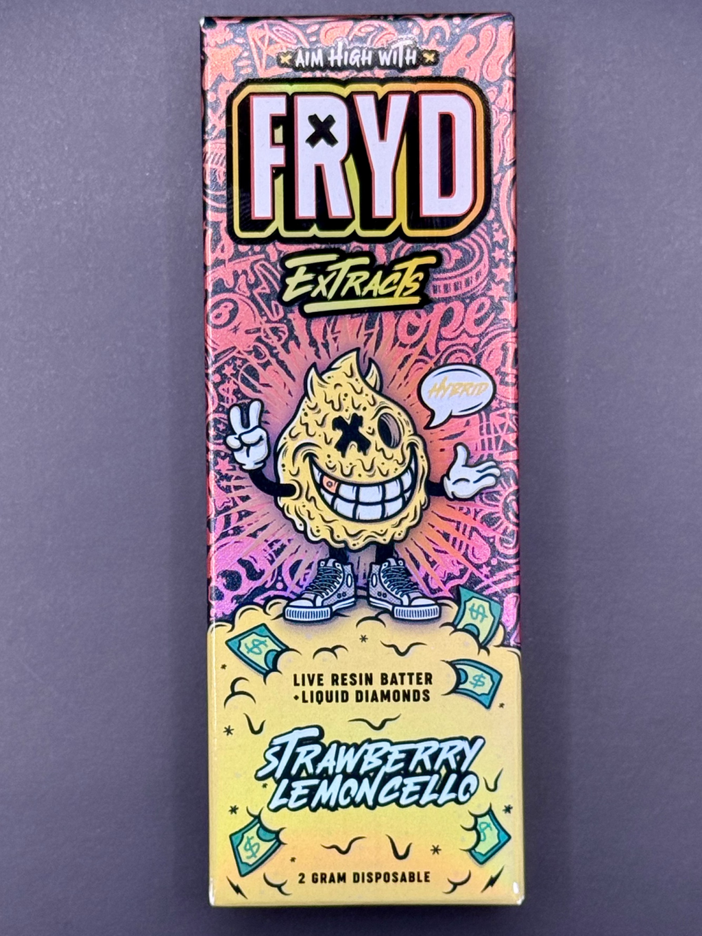 Fryd Extracts | Live Resin Batter + Liquid Diamonds | 2000 mg