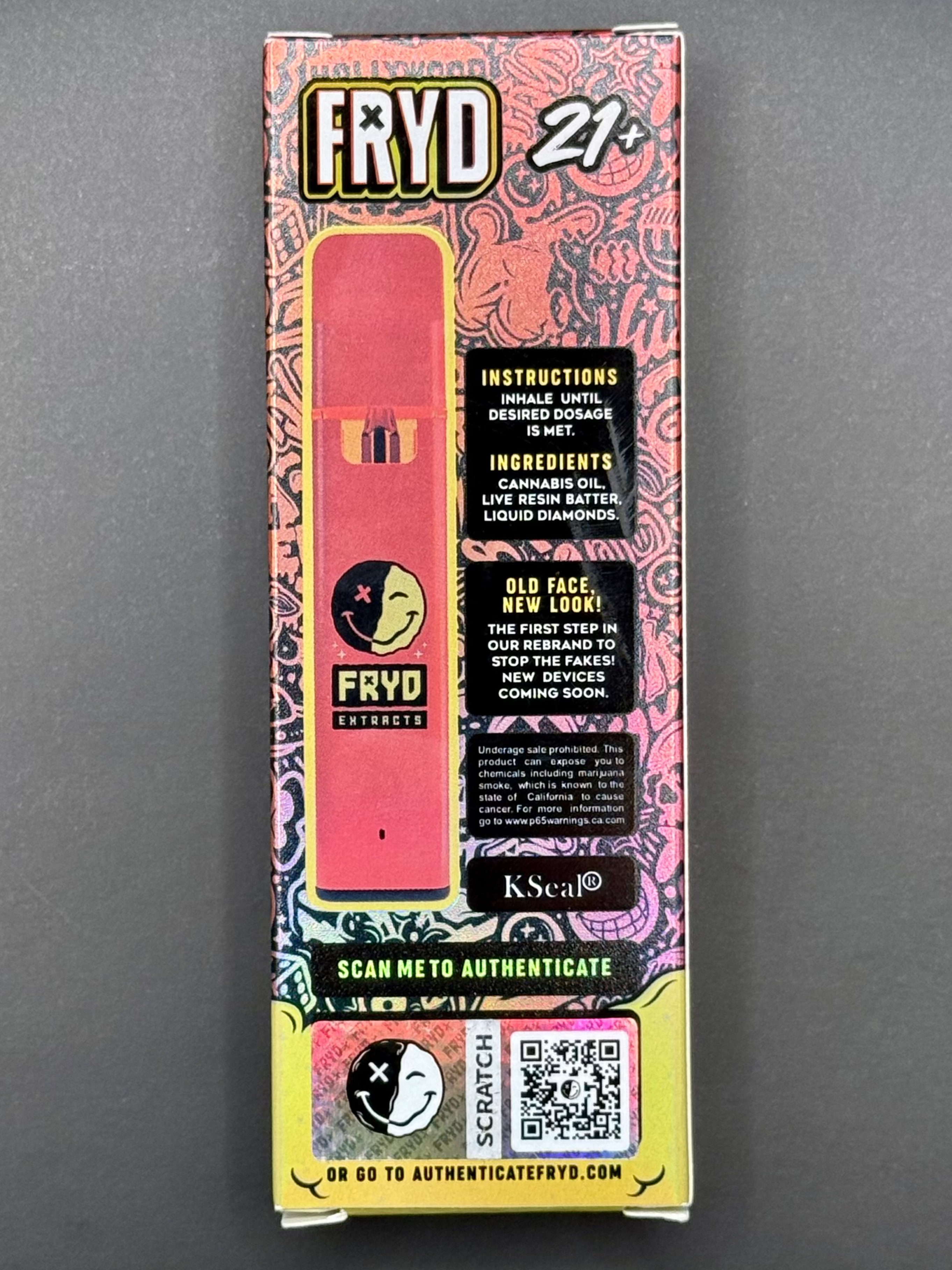 Fryd Extracts | Live Resin Batter + Liquid Diamonds | 2000 mg